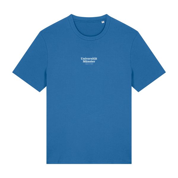 Unisex Organic T-Shirt, mindful blue, kurzgesagt
